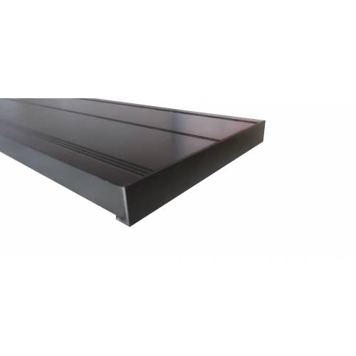 Zaślepki do profilu aluminiowego 160mm CZARNE komplet - PCV – 2szt